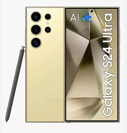 Ultra S24 Galaxy 256GB AI Galaxy Ultra（ギャラクシーS24ウルトラ）| S24 Galaxy Samsung 極美品 SIMフリー イエロー スマートフォン本体