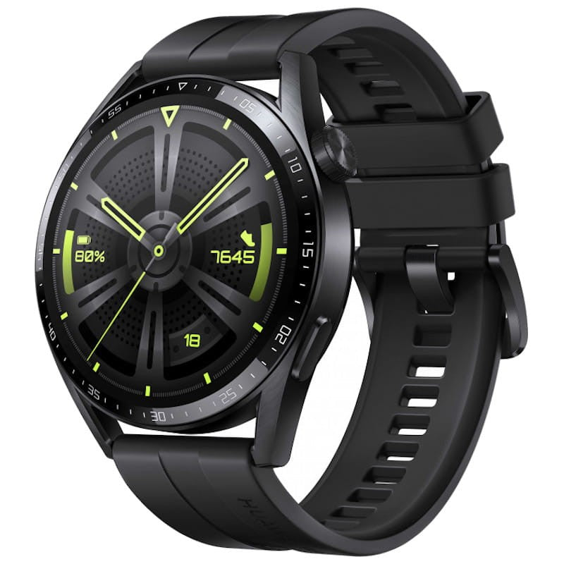 HUAWEIWATCH GT 3 Smartwatch 46MM 2 Weeks Battery Life Fitness Tracker compatible with Android and iOS Health Monitor with Personal Running Coach