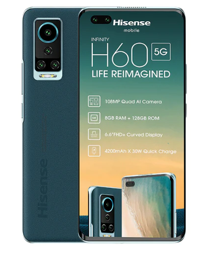 Hisense H60 5G 128GB Single Sim - Green