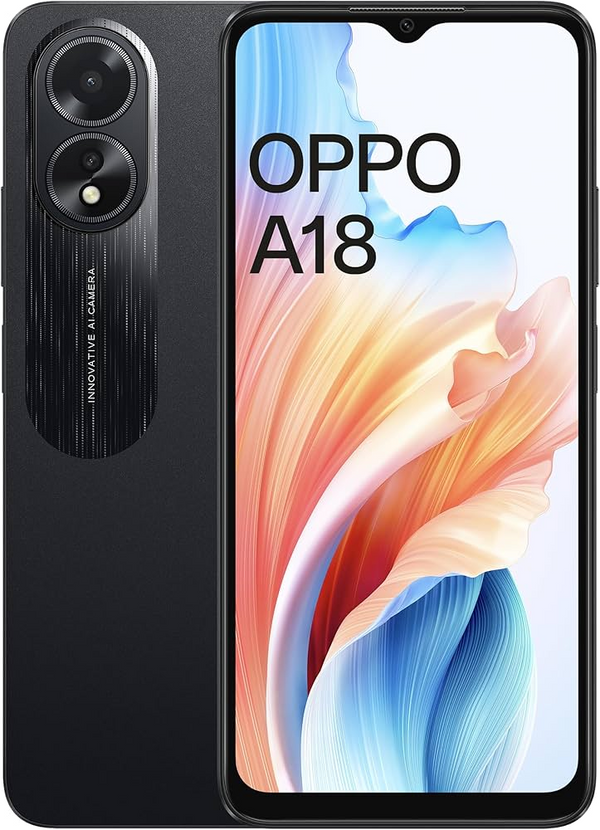 OPPO A18 128GB Dual Sim - Black