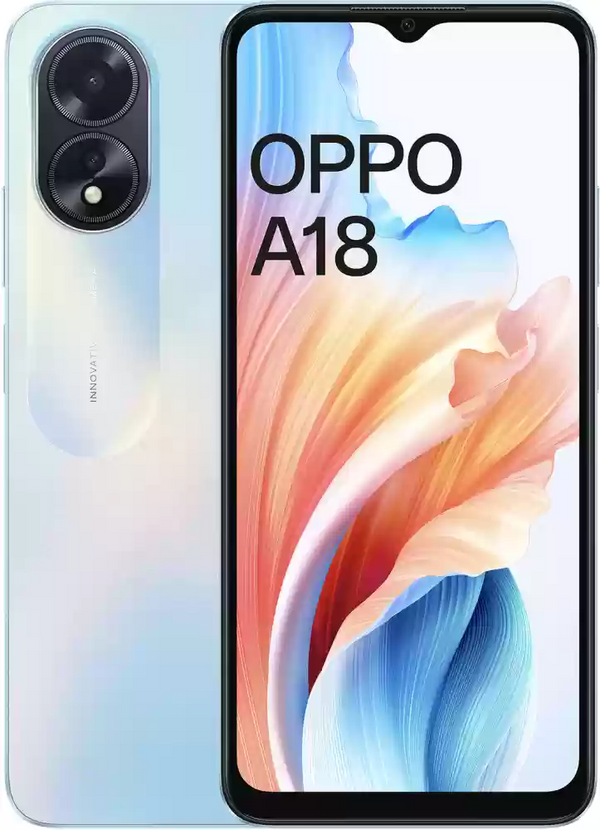 OPPO A18 128GB Dual Sim - Glowing Blue