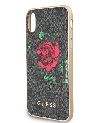 GUESS - Pu Leather Hard Case iPhone X-GREY