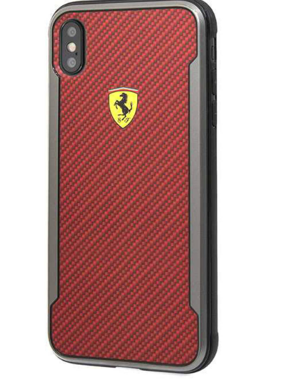 FERRARI IPHONE XS MAX HARD CASE- RED