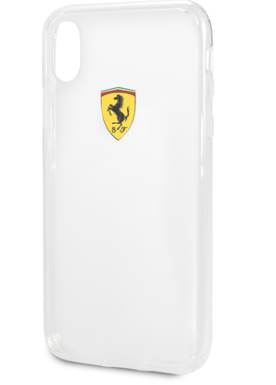 FERRARI - Shockproof Hard Case iPhone XR Transparent