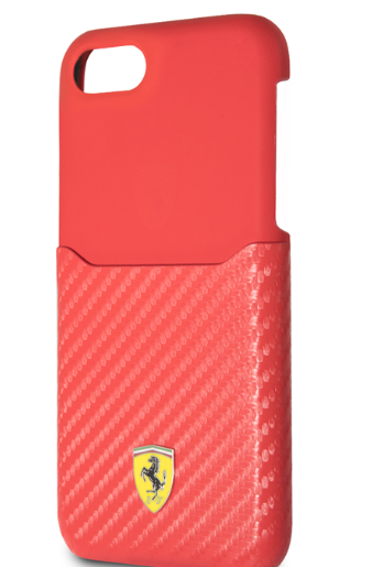 FERRARI IPHONE 8  HARD CASE -RED