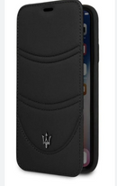 MASERATI IPHONE XS MAX BOOKTYPE FOLIO -BLACK
