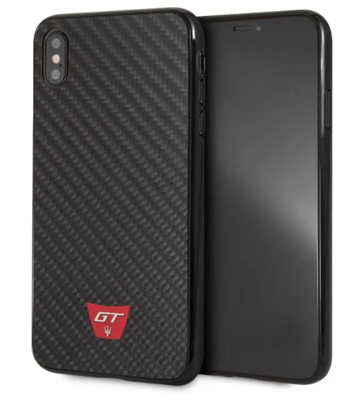 Maserati Gransport GT Real Carbon Hard Case for iPhone Xs Max - Black