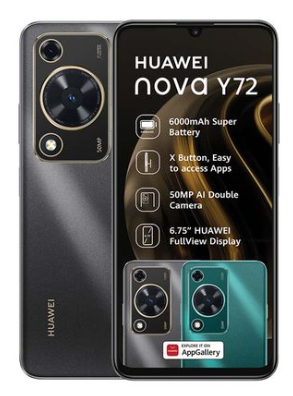 Huawei Nova Y72 128GB Dual Sim - Black