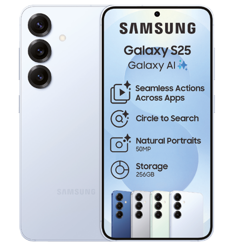 Samsung Galaxy S25 5G 256GB Dual Sim - Icy Blue  [PRE-ORDER]