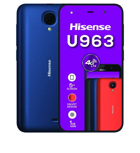 Hisense U963 8GB Dual Sim - Blue (Open Box)